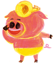 ぶたすけ イラスト